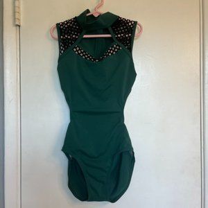 Green Balera Leotard - Medium Child